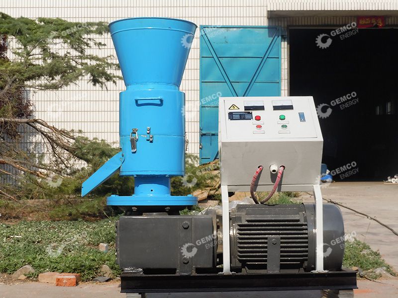 Electric Pellet Mill for Biomass & Forage - 3kW, 120mm Die