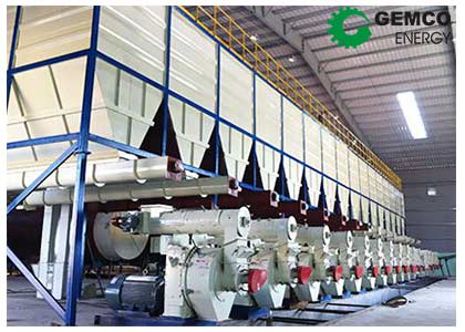 large wood pellet production line for sale in Vietnam