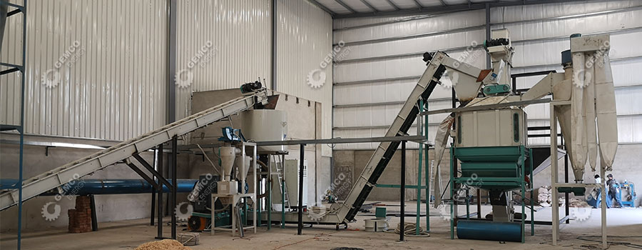 complete wood pellet production line for sale